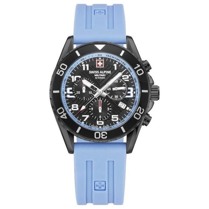 Montre - Swiss Alpine Military - Raptor SAM7029.9871 - Quartz - Acier inoxydable - 42 mm Montre - Swiss Alpine Military - Raptor SAM7029.9871 - Quartz - Acier inoxydable - 42 mm