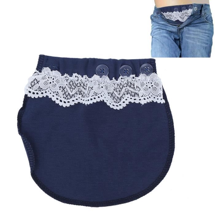 3 Pièces Extenseur Pantalon Ajustables pour Femmes Enceintes Extensions de  Bouton Pantalon élastique de Maternité Extension de Ceinture Réglable pour
