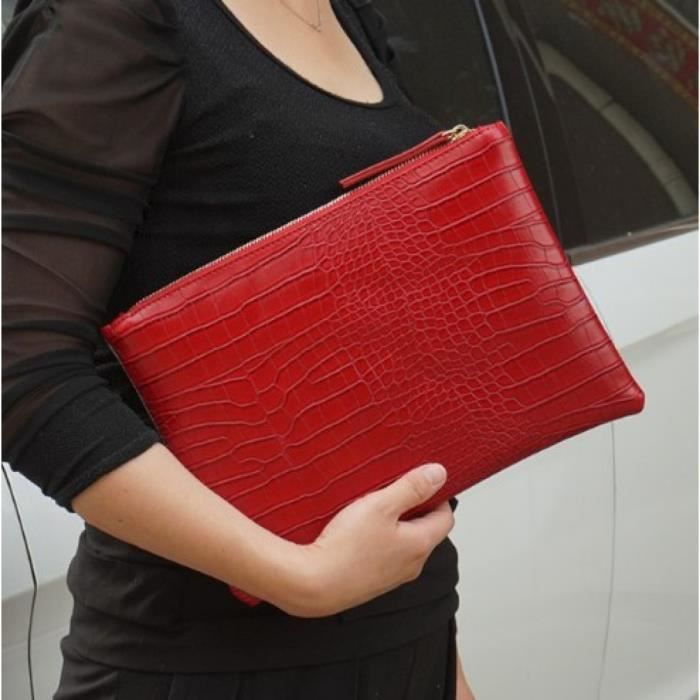pochette croco