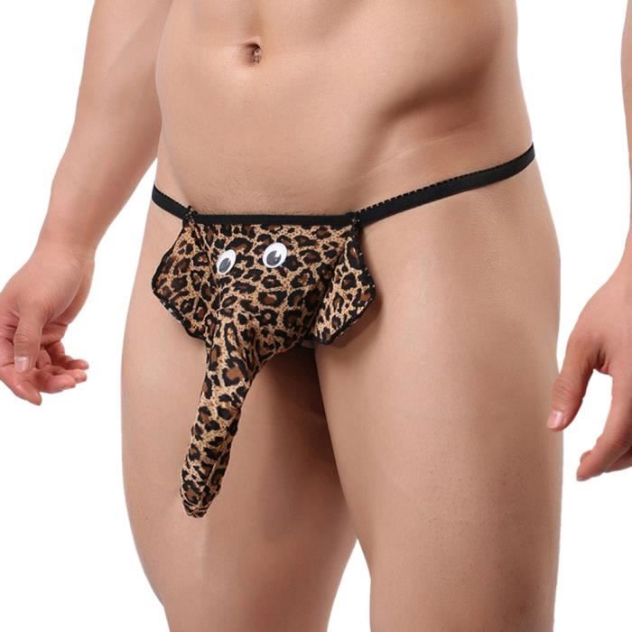 string leopard pour homme