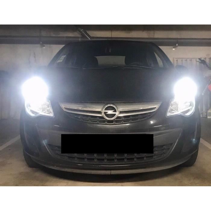 Ampoules LED Blanc Xenon pour Opel corsa D Feux de Jour
