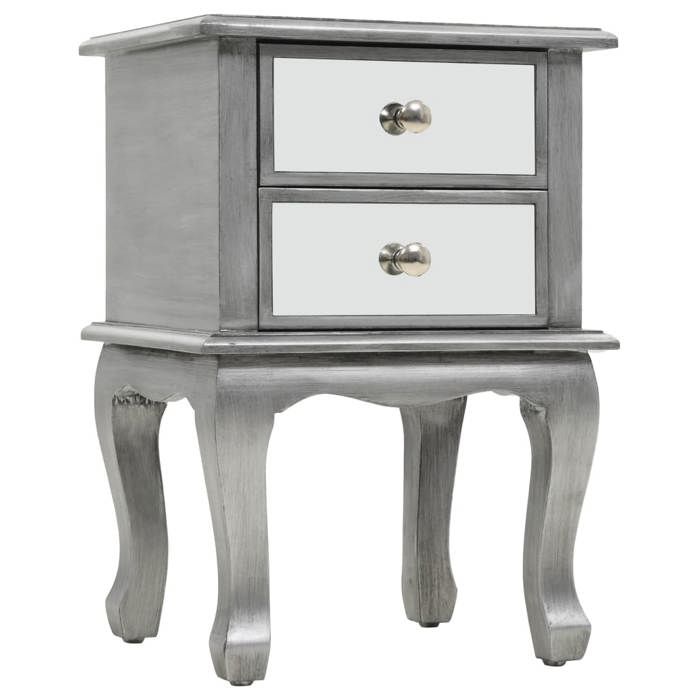 Table De Nuit Chevet Commode Armoire Meuble Chambre Miroir Mdf Et