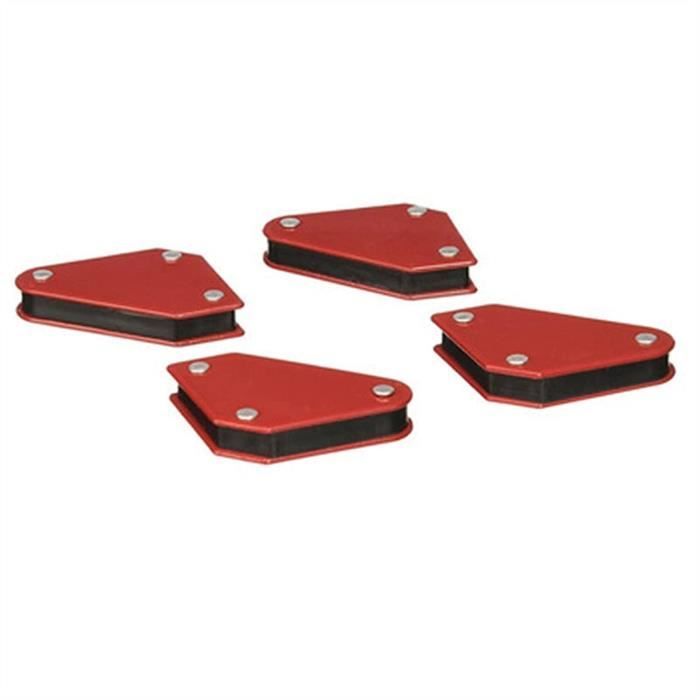 Lot De 4 Pinces De Verrouillage Soudage 23 Cm – Étau En C Robuste Avec Vis Réglable Pour Alignement, Soudure & Travail Du Bois