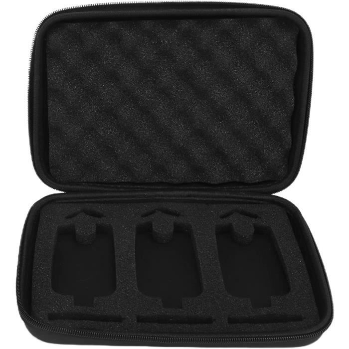 Boîte De Rangement Delkim Noire Pour Alarme De Pêche à La Carpe - Nouveau Modèle