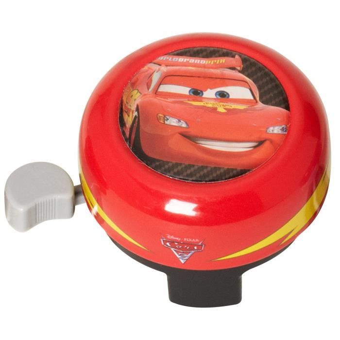 Sonnette pour Véhicule Enfant - CARS Disney - Rouge - STAMP - Modèle Sonnette - Pour Garçon à partir