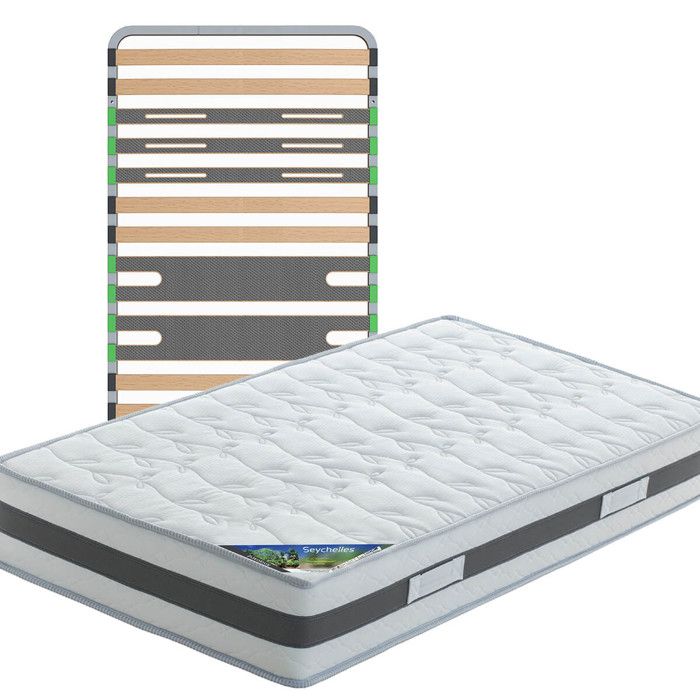 SEYCHELLES - Pack Matelas + AltoZone 90x190