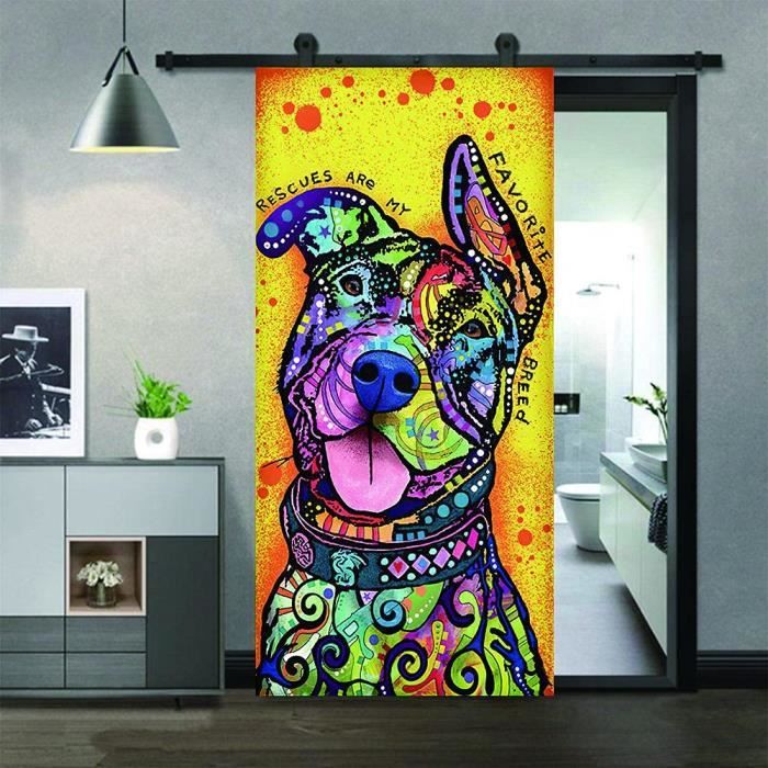 Sticker Porte Trompe L'Oeil 3D Marbre Blanc 100x200cm - Autocollant Mural Auto-adhésif Imperméable