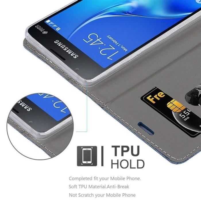 Étui Portefeuille Pour Sony Xperia M2 - Coque Protection Avec Stand, Fente Carte, Fermoir Magnétique