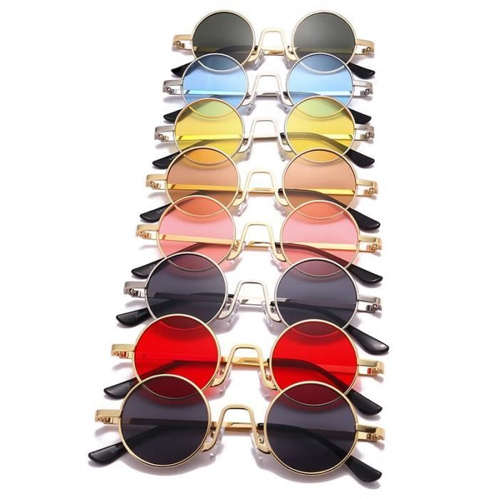 Lunettes de soleil rondes pour femmes a la mode de styliste retro monture en alliage lunettes de conduite C9 JO6015 Achat Vente lunettes de soleil Femme Cdiscount