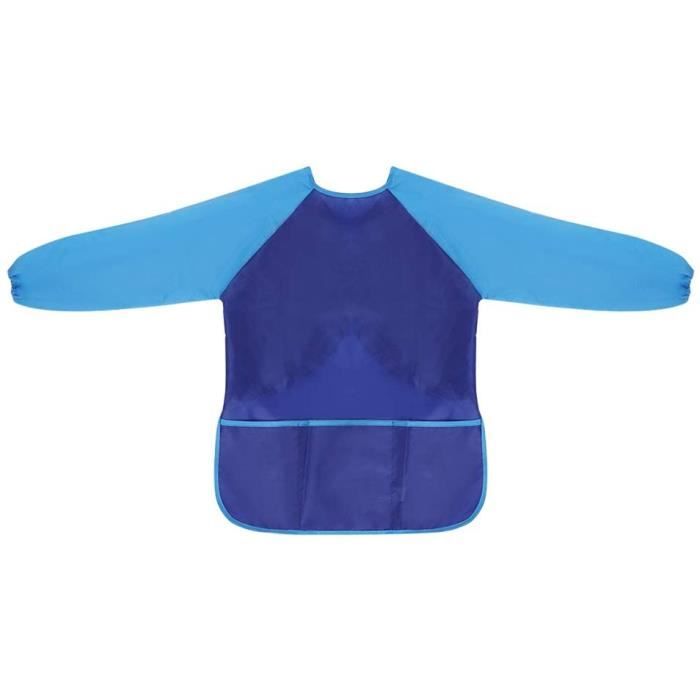 Loisirs Créatifs Tablier de Peinture pour Enfant 2-8 ans Blouse de Peinture  en Nylon Imperméable Fermeture à Scratch Tab 826