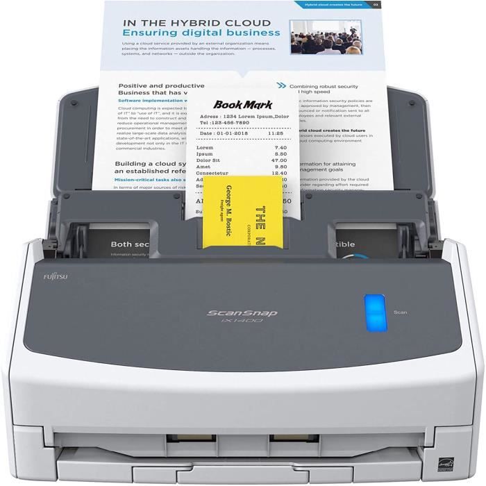 ScanSnap iX1400 Scanner de Documents - Recto verso, A4, ADF Scanner de ...