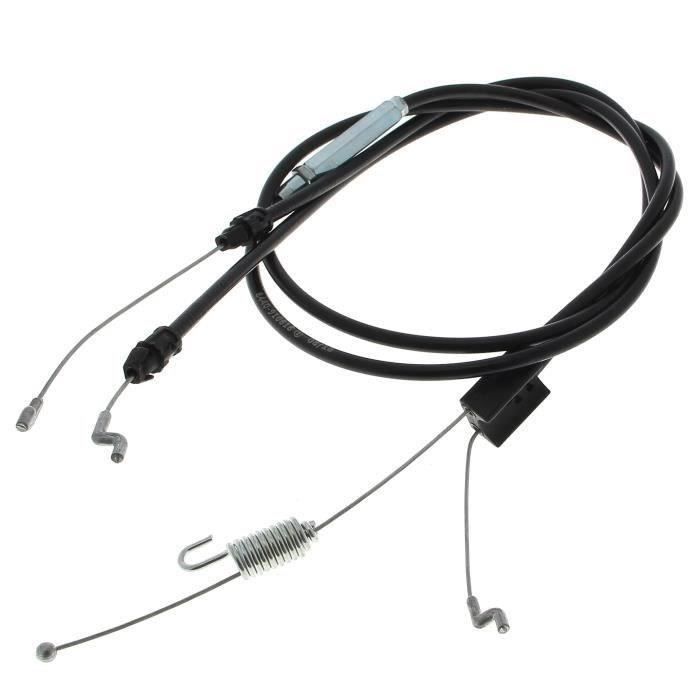 Ensemble de 2 câbles frein moteur & traction pour modèle EPL424TR - Origine STIGA