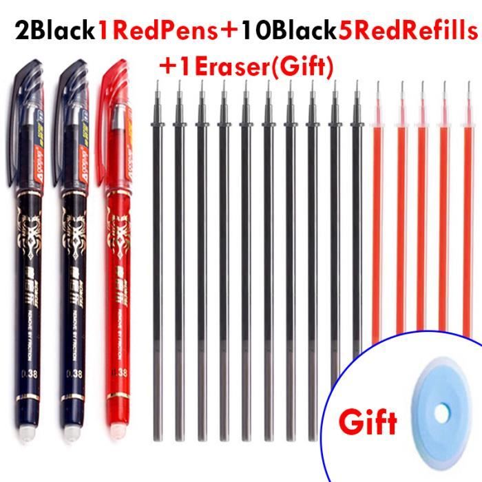 Lot De 36 Stylos Gel Effaçables - 36 Couleurs, Gomme Intégrée, Twist Design, Pour Dessin, Écriture, Planner - 10