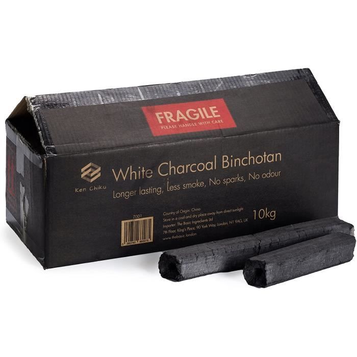 Charbon De Coco Ken Chiku 4kg - 256 Cubes 25mm - Pour Narguilé Et Barbecue - Naturel Et Sans Odeur