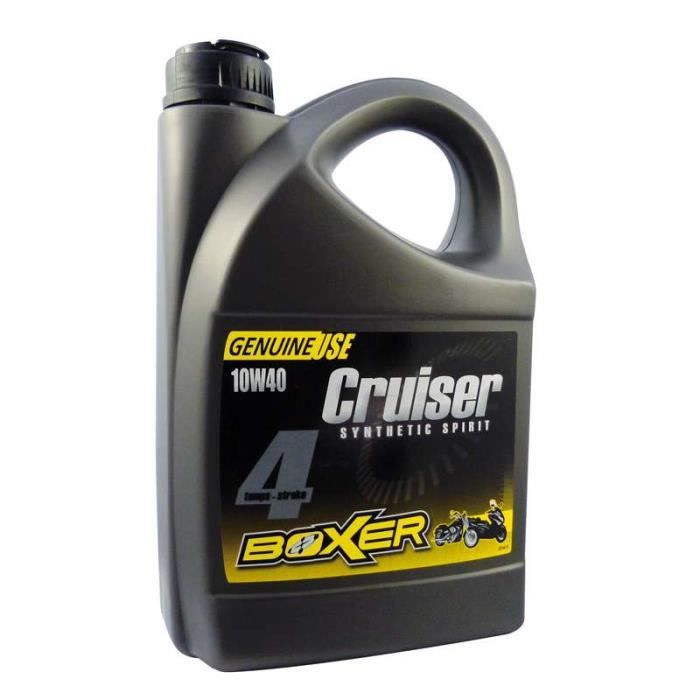 Huile moteur Boxer CRUISER 10W40 4L Cdiscount Auto