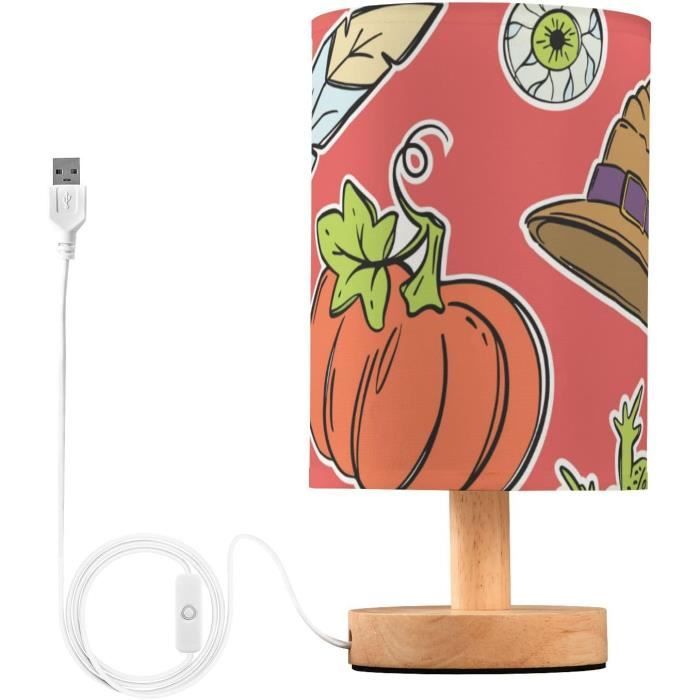Veilleuse Led 3d Décoration Veilleuse Fantôme Halloween LED - Lampe De Lecture Mignonne, Déco Intérieur Effrayante Et Douce - 8.6 Pouces Déco Halloween Chambre Salon