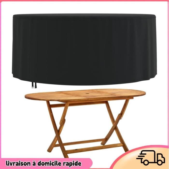 Hengme Housse De Protection Brasero Rond 66 X 31 Cm - Tissu Oxford 420D Imperméable Avec Cordon De Serrage