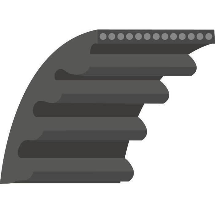 Courroie crantée simple denture adaptable EINHELL, IKRA, MOGATEC pour machines 5M295-12, ELV1500