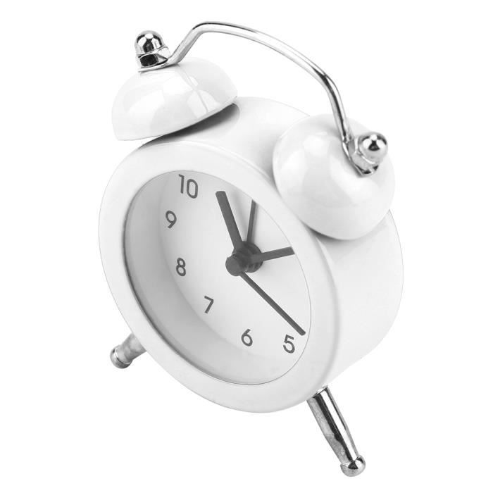 Réveil Horloge,Horloge d'alarme Robot en métal pour enfants,design créatif,design de dessin Réveil Horloge,Horloge d'alarme Robot en métal pour enfants,design créatif,design de dessin