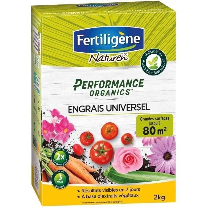 Engrais universel FERTILIGENE - 2 kg - 100% naturel - Résultats visibles en 7 jours