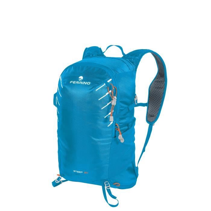 Sac à dos - Ferrino - Steep 20L - Bleu clair - Ultra léger - Conçu pour le running et la randonnée Sac à dos - Ferrino - Steep 20L - Bleu clair - Ultra léger - Conçu pour le running et la randonnée