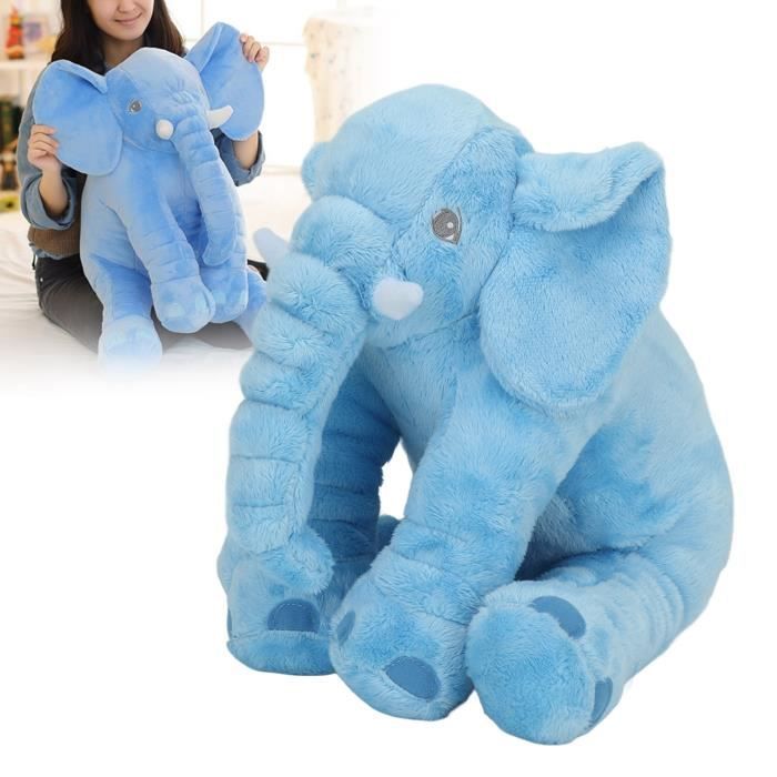 BabyTown Doudou Ours En Peluche Duvet Séchage Rapide - Éléphant Bleu Ou Autres Animaux