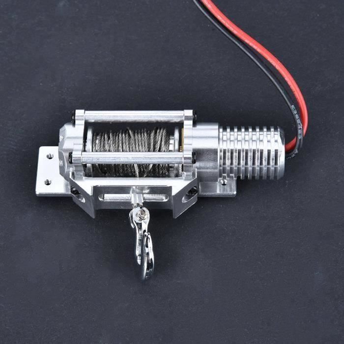 Treuil de Voiture de RC, Jouet en Acier simulé Automatique de treuil Treuil de Voiture de RC, Jouet en Acier simulé Automatique de treuil