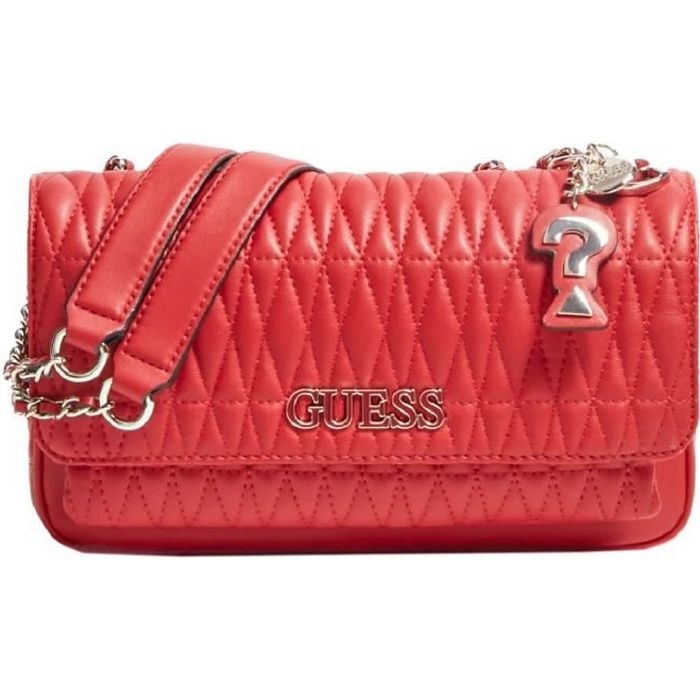 Sac main Rouge Femme Guess Brinkley Achat Vente Sac main