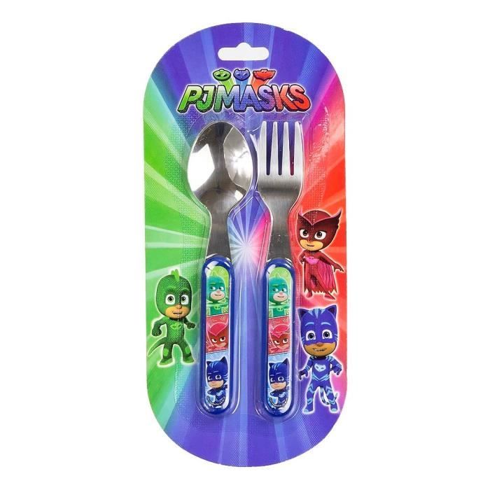 Couvert Cuillere Et Fourchette Pj Masks Disney Enfant Bebe Metal Guizmax Cdiscount Puericulture Eveil Bebe