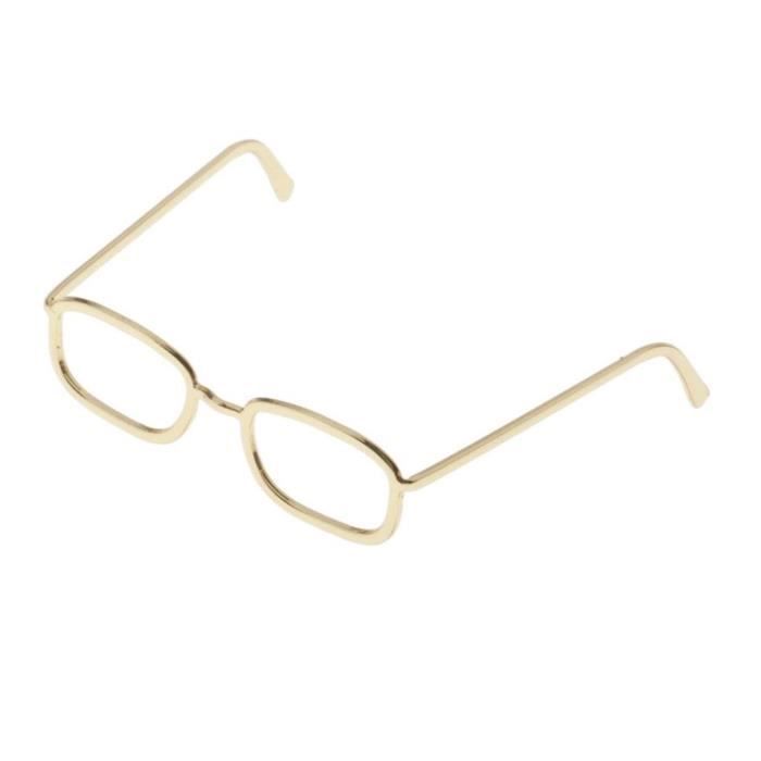 Lunettes En Métal Pour Figurines D'action 1/6 - Accessoire Hot Toys - 2.3x2.3cm