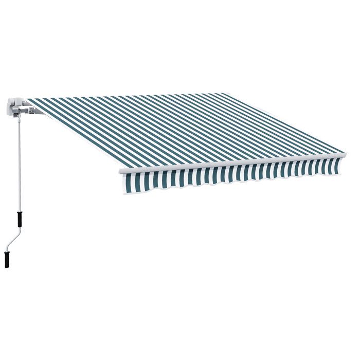 Store Banne Manuel De Jardin Terrasse Auvent Retractable Structure En Alu 4x3m Vert Et Blanc 09gw Achat Vente Store Store Banne Store Banne Manuel De Jardi Moins Cher 3662970003848 Cdiscount