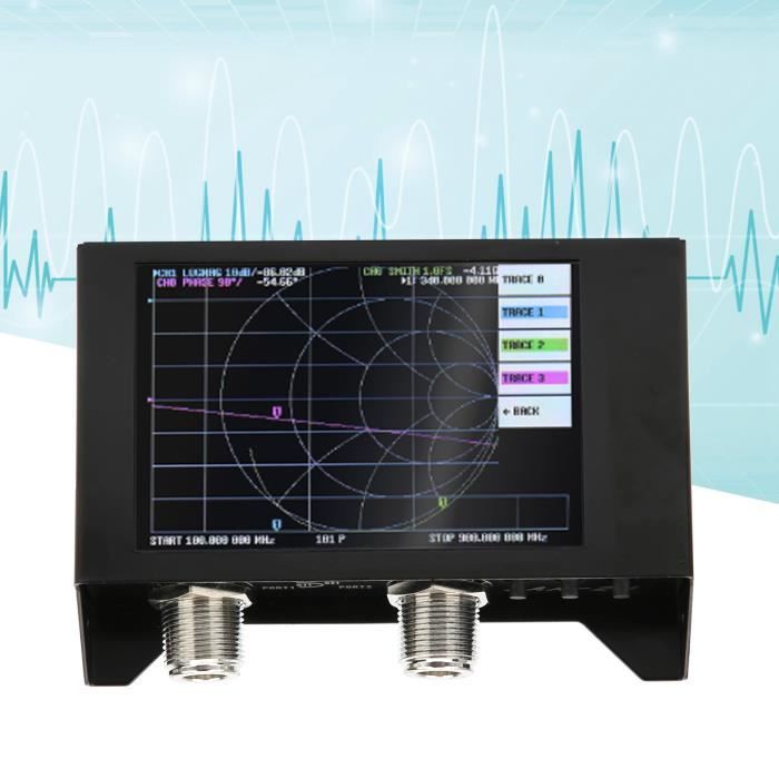 HURRISE Analyseur d'antenne grand écran Analyseur de réseau vectoriel ...
