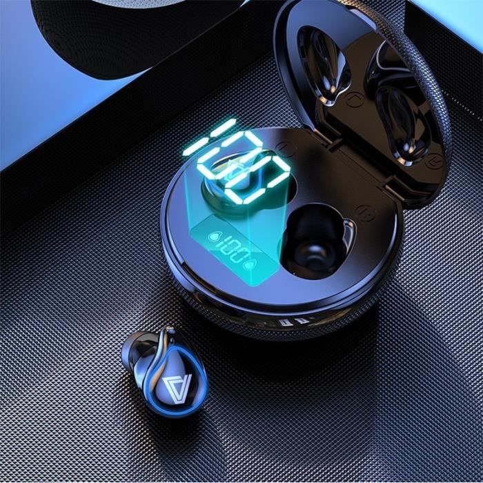 Lenovo Earphone écouteurs sans fil Bluetooth 5.3 TWS, écouteurs intra