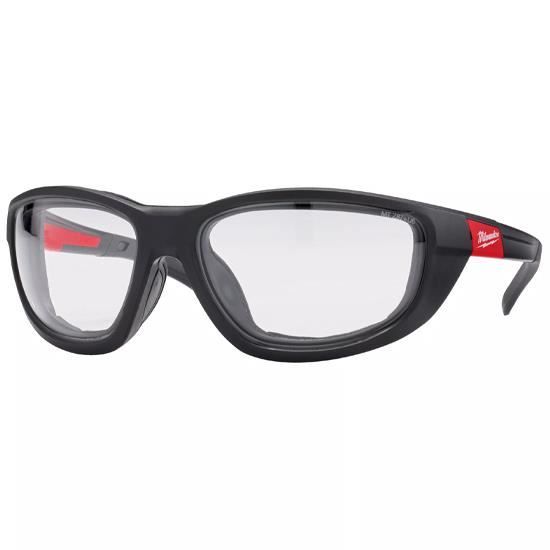 Lunettes de protection claire haute performance avec joint amovible 4932471885 Milwaukee - vue 1