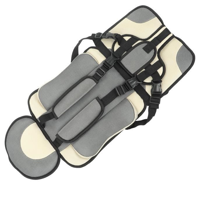 Mini siège de voiture mignon pour poupées avec coussin en fourrure douce, clip d'aération et