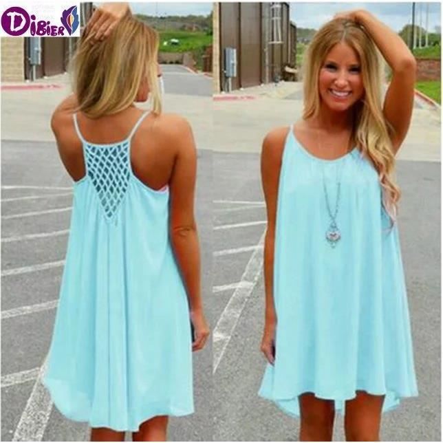 Les Femmes Plage Robe Fluorescence Robe D Ete M Light Green Achat Vente Robe De Plage Cdiscount