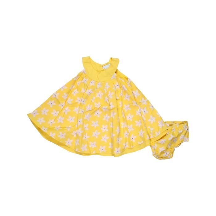 robe jaune okaidi