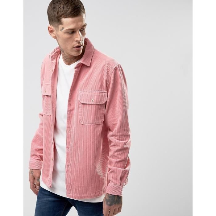 Surchemise rose homme clearance