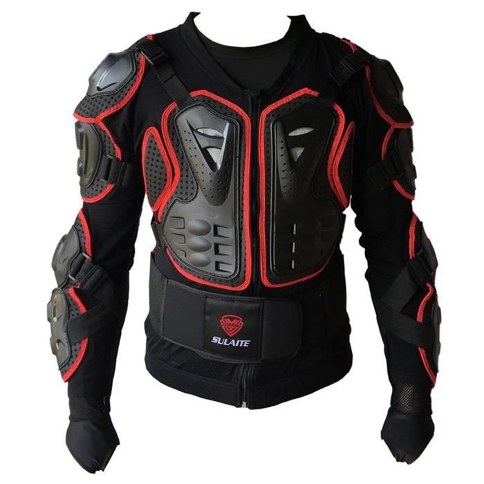 NEUF Pare Pierre NOIR Gilet//Veste MOTO Protection Cross Racing S M L XL XXL