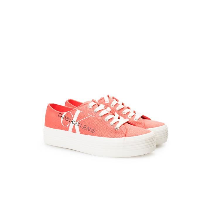 basket calvin klein rouge