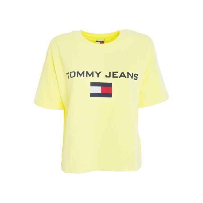 tommy jeans yellow shirt