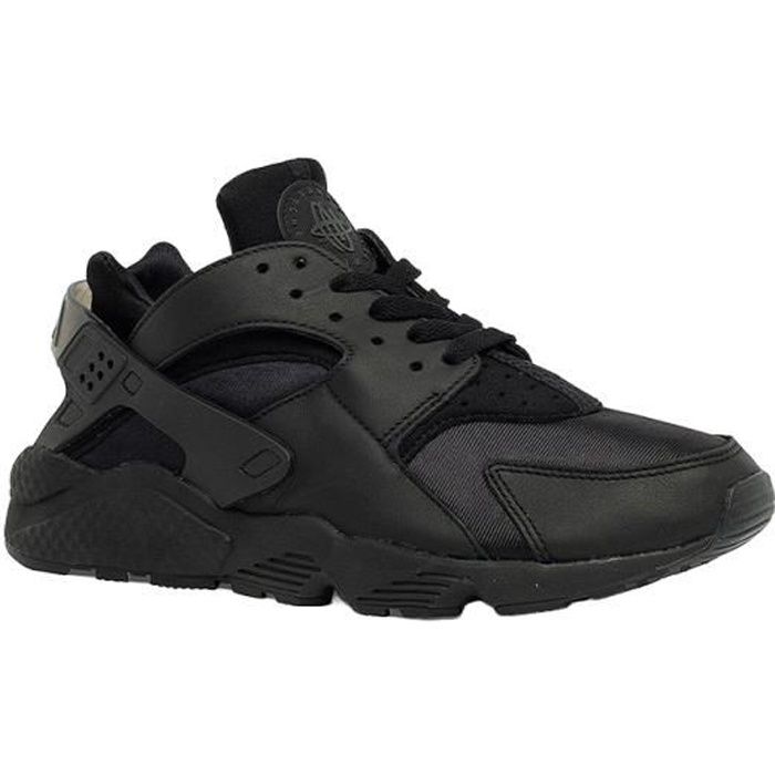 Chaussures Nike Huarache - Air Huarache - Homme - Noir - Lacets - Textile