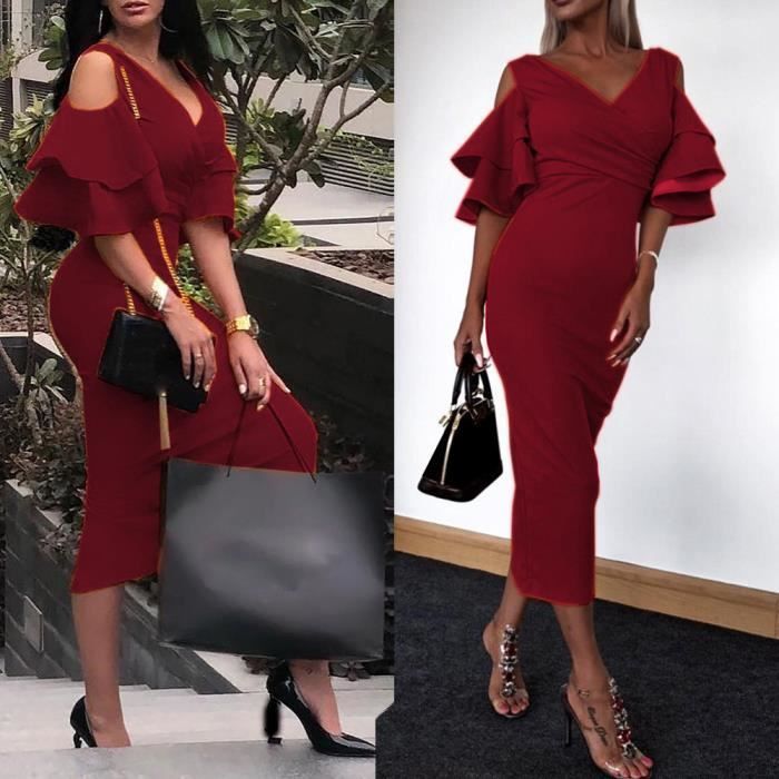 robe fourreau longue