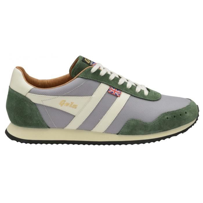 Gola Baskets Gola Mens Track Mesh 2 317 - Gris - Homme - Textile - Lacets - Plat
