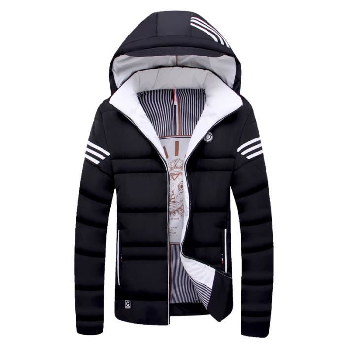 Doudoune imprimée sale homme
