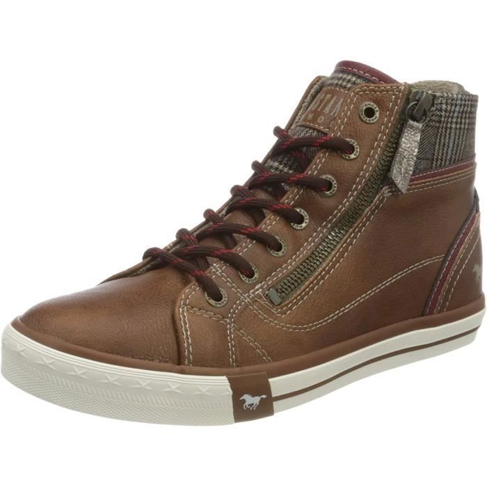 Basket montante shop mustang femme