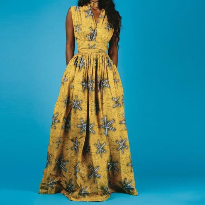 Robe longue africaine cheap femme