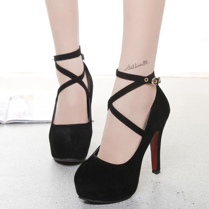 Escarpins online lanieres croisees