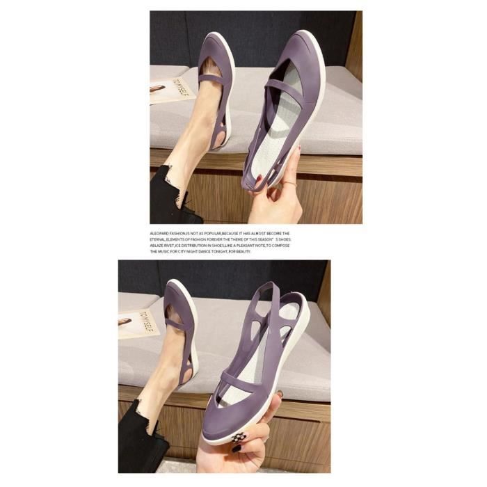 Ballerine plastique femme on sale