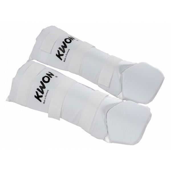 Protection Avant-Bras + Coude Kwon Blanche - Taille L Pour Taekwondo Et Karaté